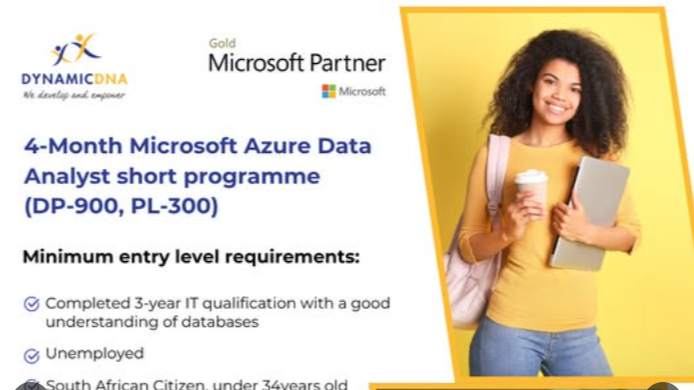 4 Month Microsoft Azure Data Analyst short programme